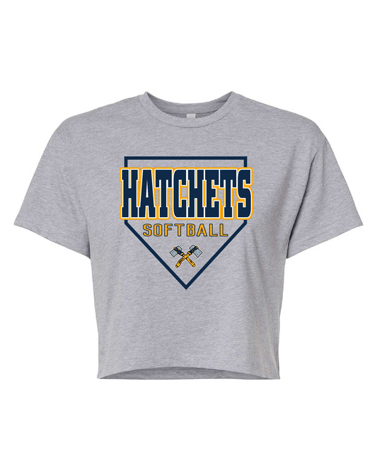 Tomahawk Softball CROPPED Tee