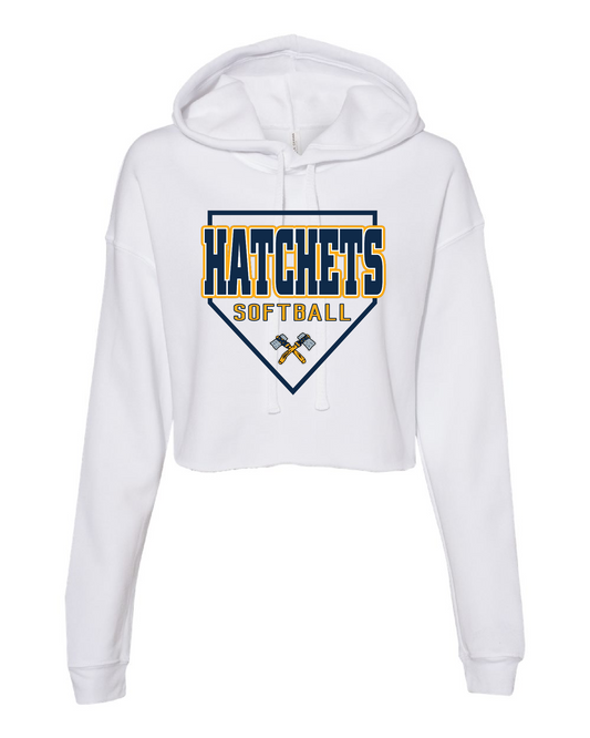 Tomahawk Softball CROPPED Hoodie