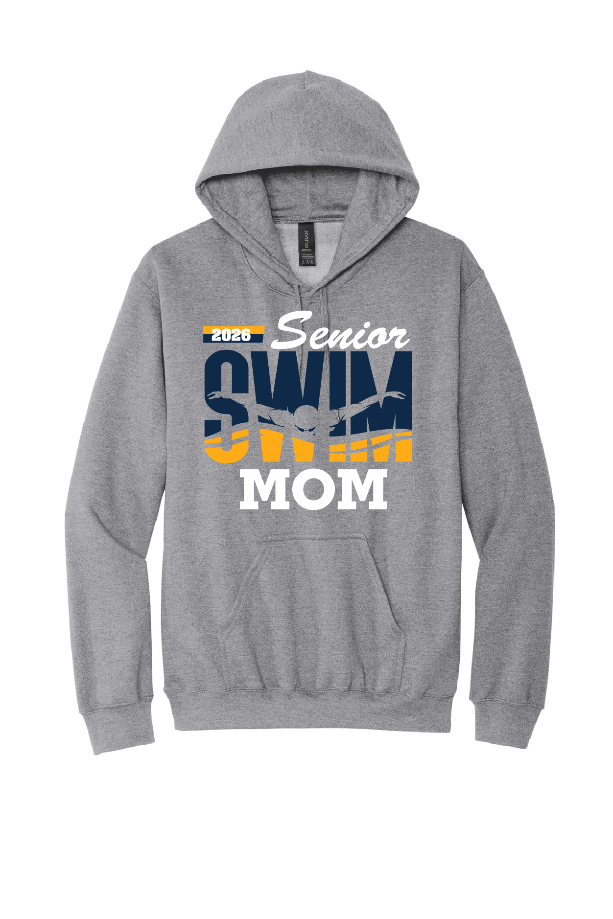 Swim Senior Mom Hoodie