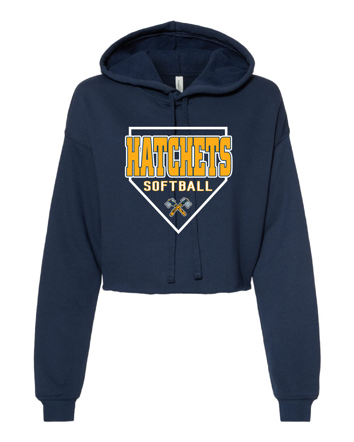 Tomahawk Softball CROPPED Hoodie