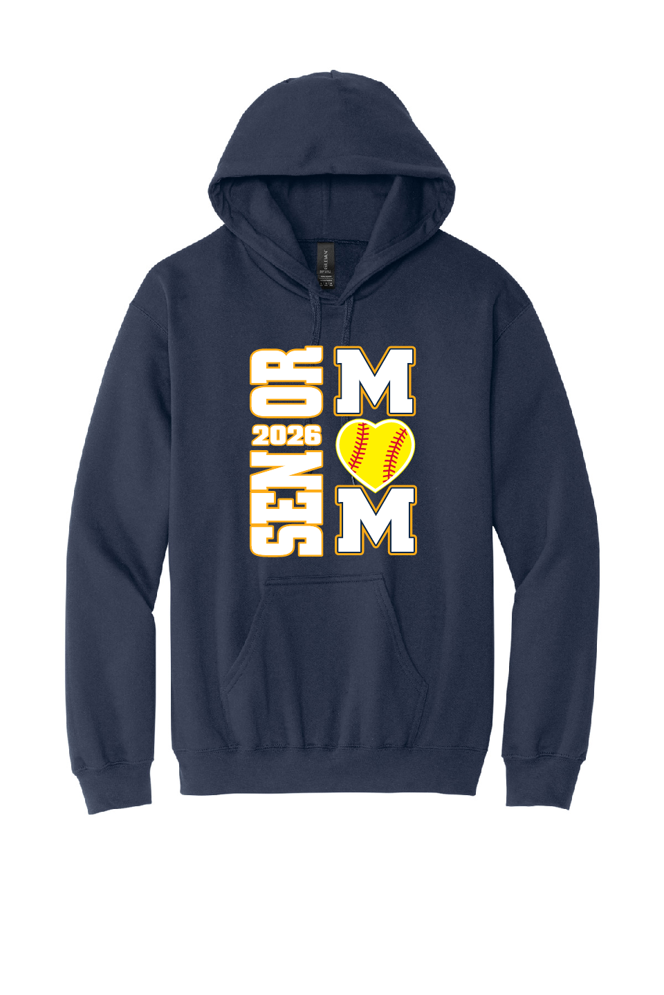 Softball Senior Mom Hoodie