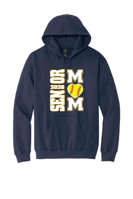 Softball Senior Mom Hoodie