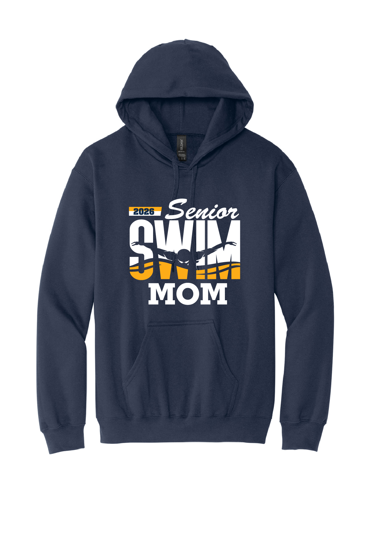 Swim Senior Mom Hoodie