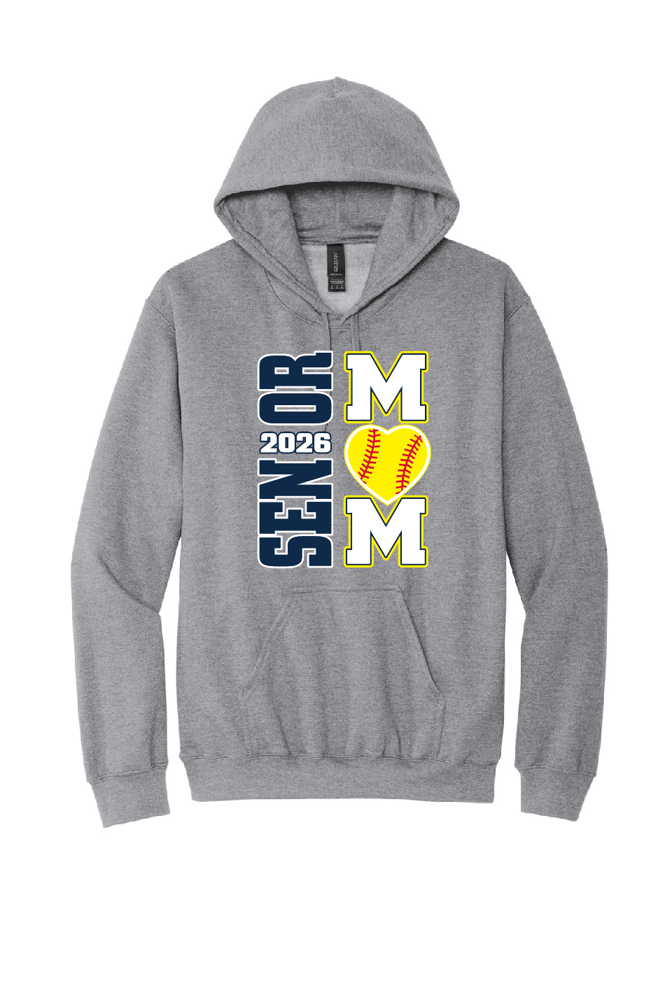Softball Senior Mom Hoodie