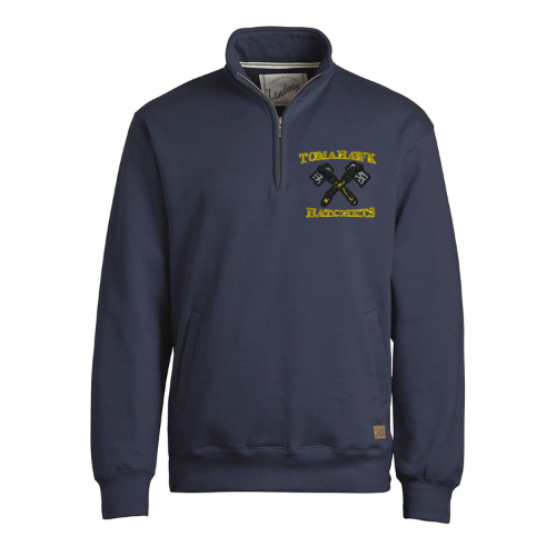 Tomahawk Hatchet 2 pocket 1/4 zip fleece pullover - unisex