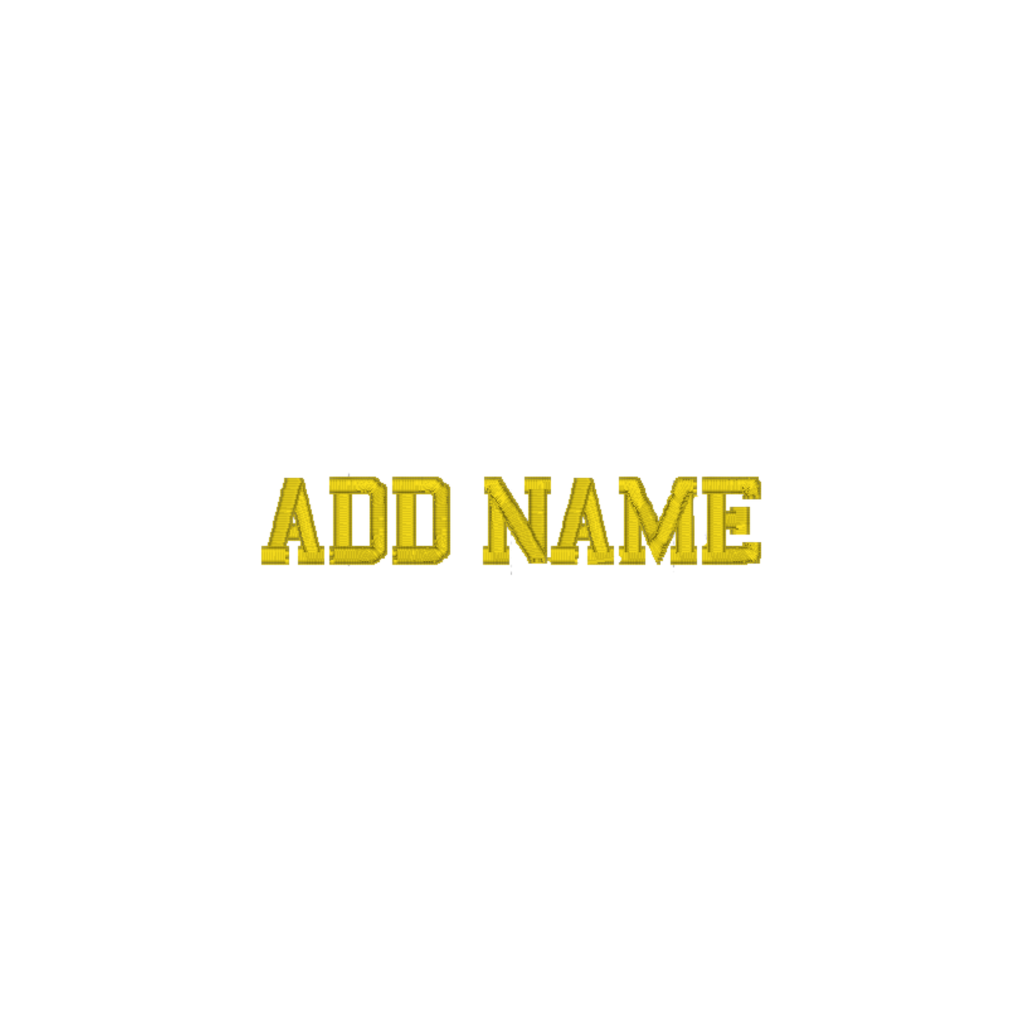 Personalization (embroidered)