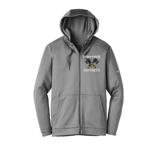 Nike Full Zip Embroidered Fleece Hoodie