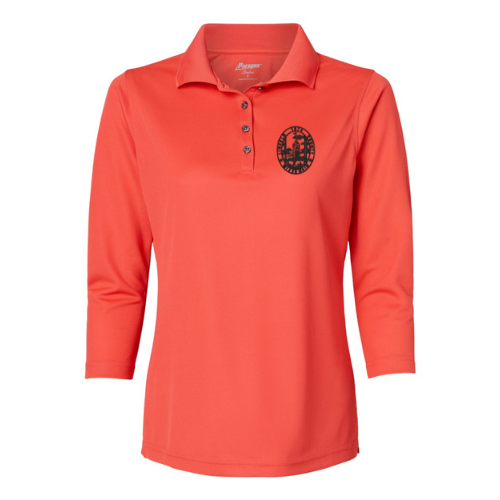 Women's Lady Palm Three-Quarter Sleeve Polo