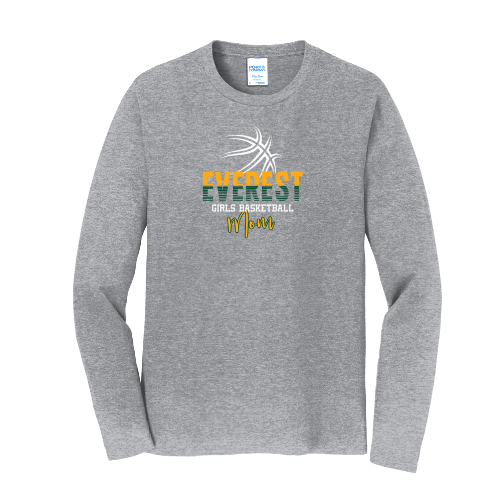 Everest Basketball Long Sleeve Mom Tee