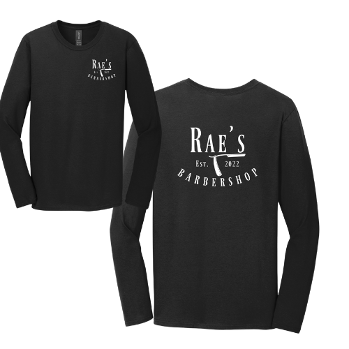 Rae's Barbershop Long Sleeve Tee