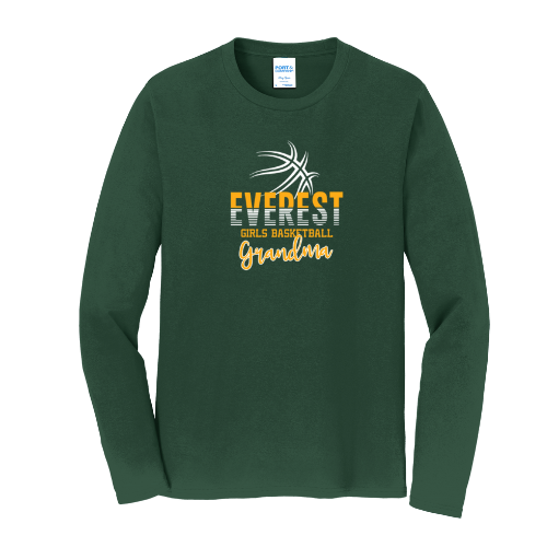 Everest Basketball Long Sleeve Grandma Tee