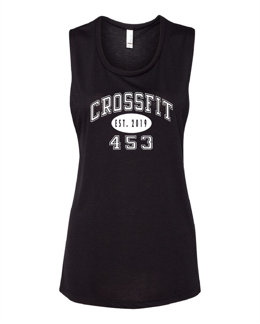 Black Ladies CROSSFIT 453 flowy tank