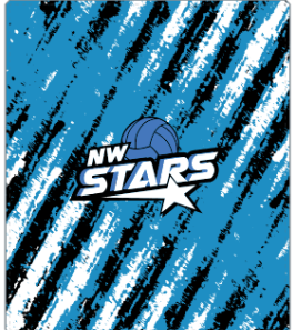 NW Stars Sublimated Fleece Blanket (15+ day Lead time)