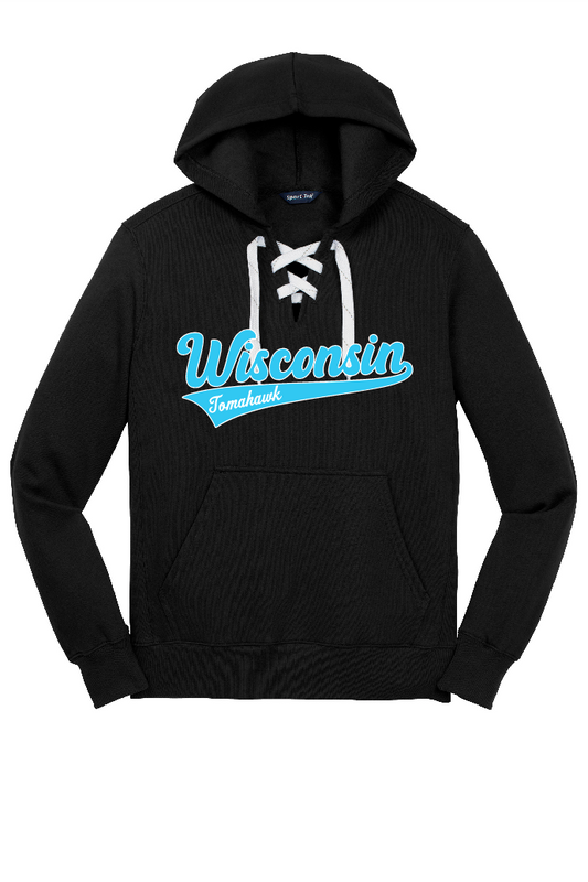 Tomahawk Wisconsin Lace Up Hoodie