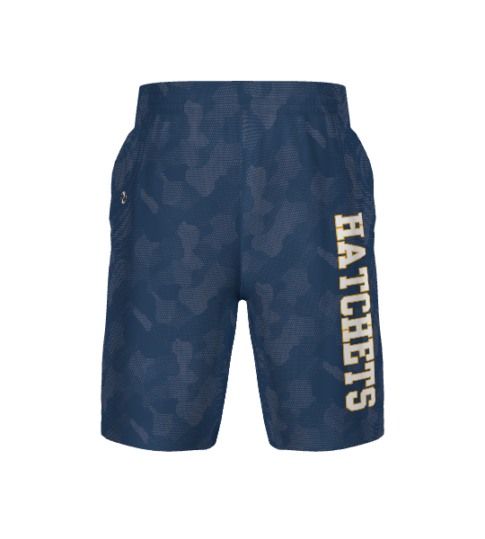 Camo Hatchet Sublimated Youth Pocket Shorts