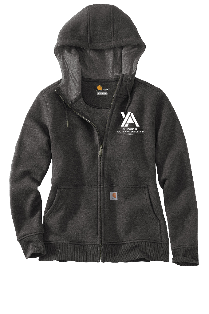 Ladies Embroidered YA Full Zip Hoodie