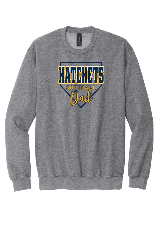 Tomahawk Softball Dad Crewneck