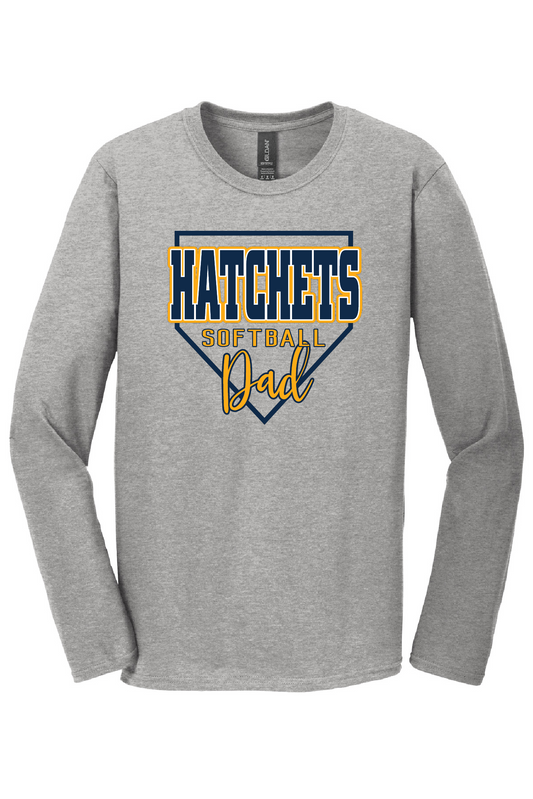 Tomahawk Softball Dad Long Sleeve