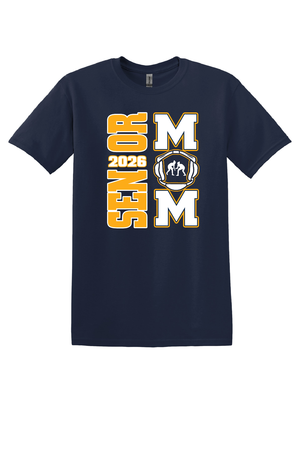 Girls Wrestling Senior Mom Tee