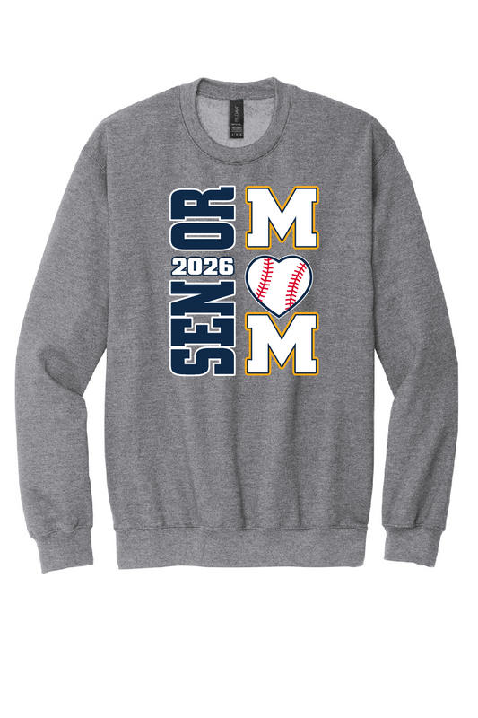 Baseball Senior Mom Crewneck