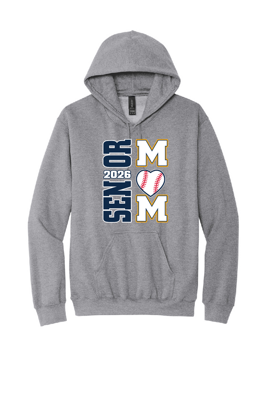 Baseball Senior Mom Hoodie