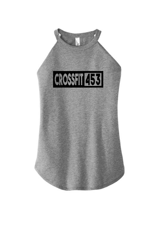 Womens Gray Rocker Tank