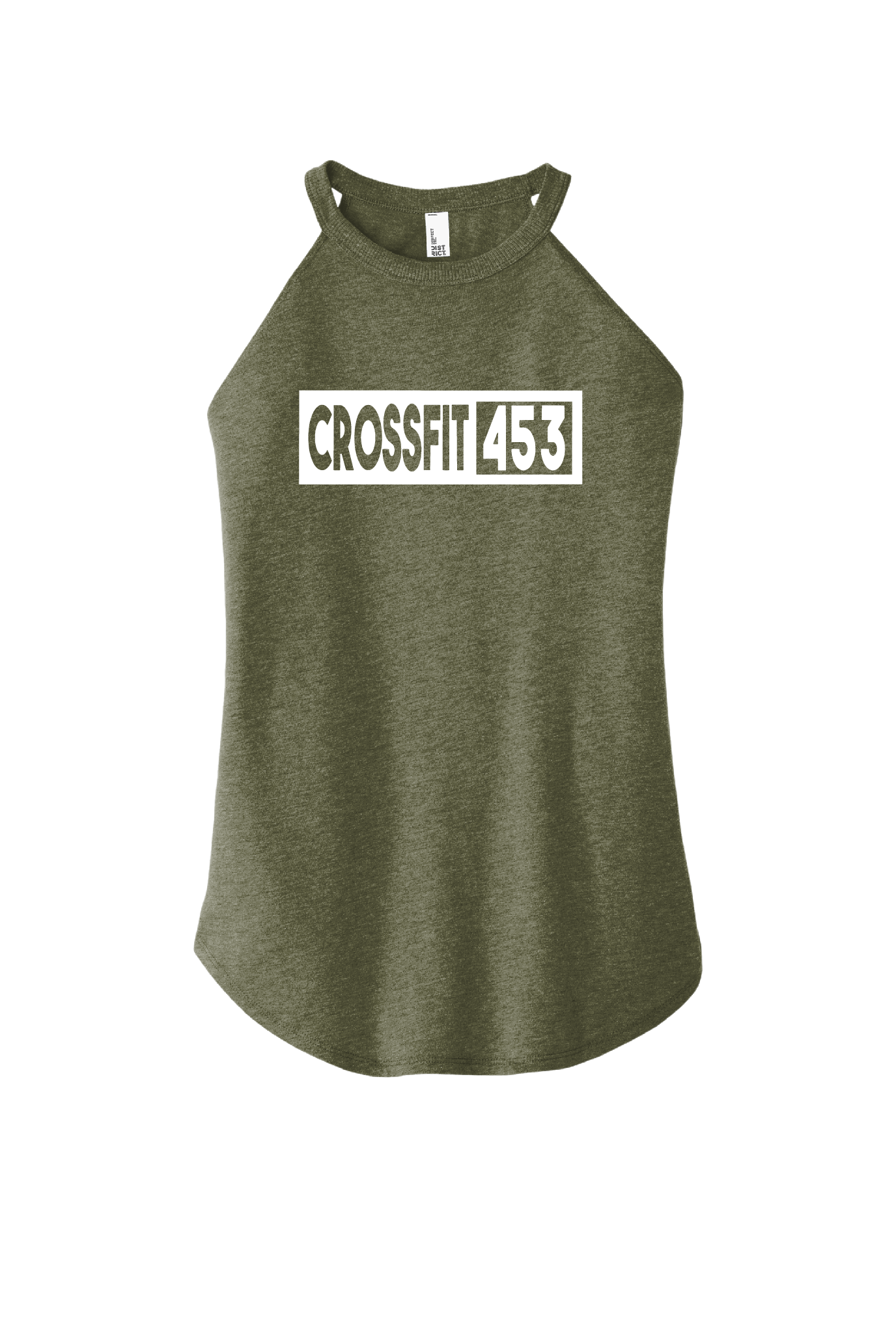 Womens Military Green Rocker Tank