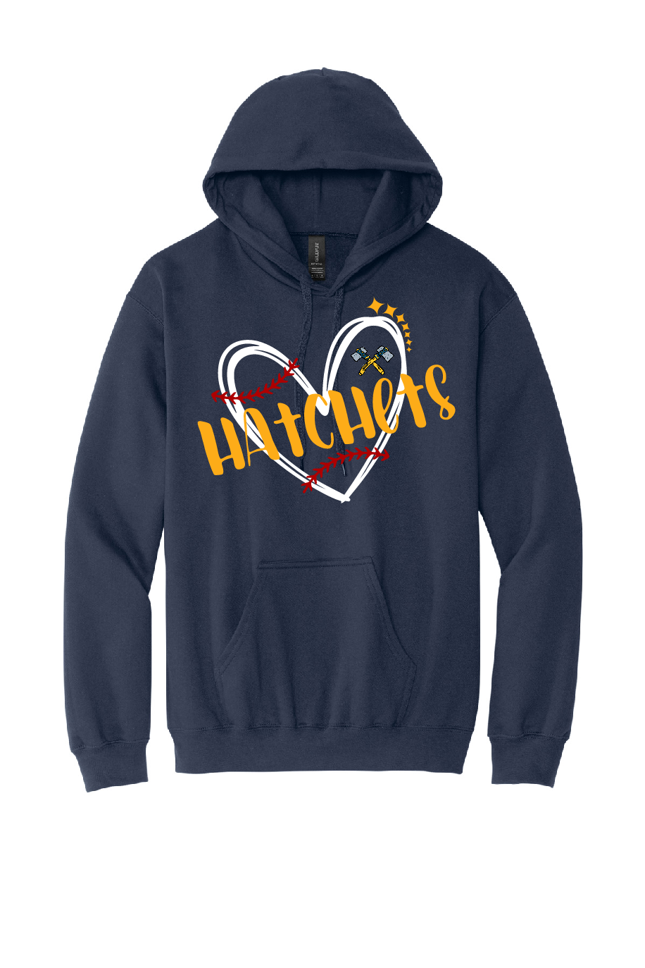 Baseball Heart Hoodie