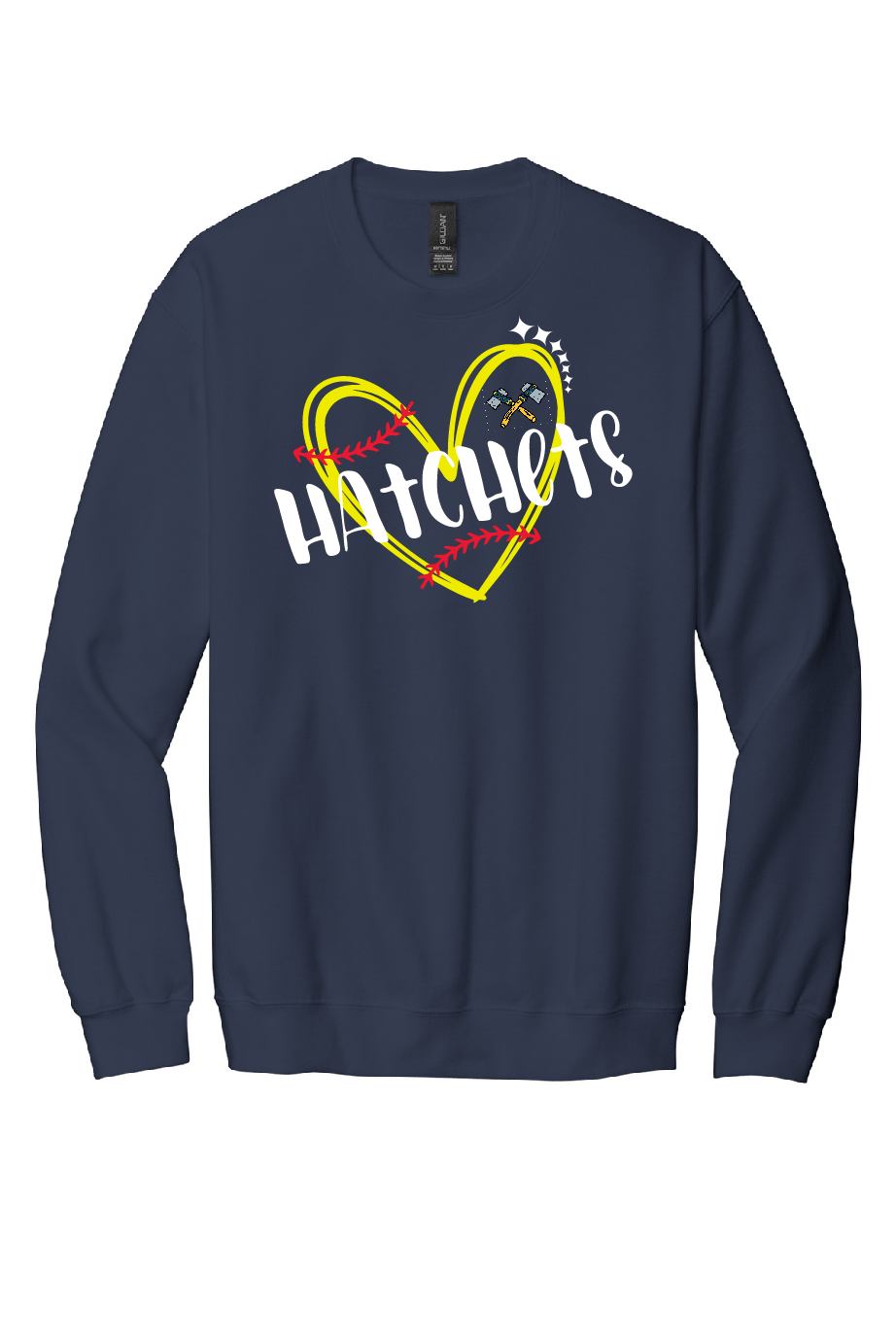 Softball Heart Crewneck