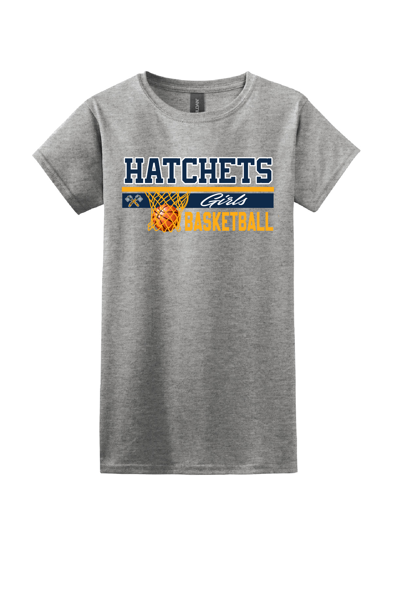 Girls Basketball Ladies Short Sleeve Tee