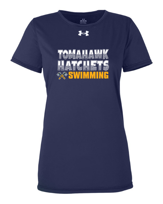 Ladies Swim UA Short Sleeve Tee
