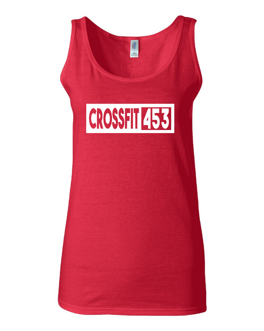 Womens Red CROSSFIT 453 tank