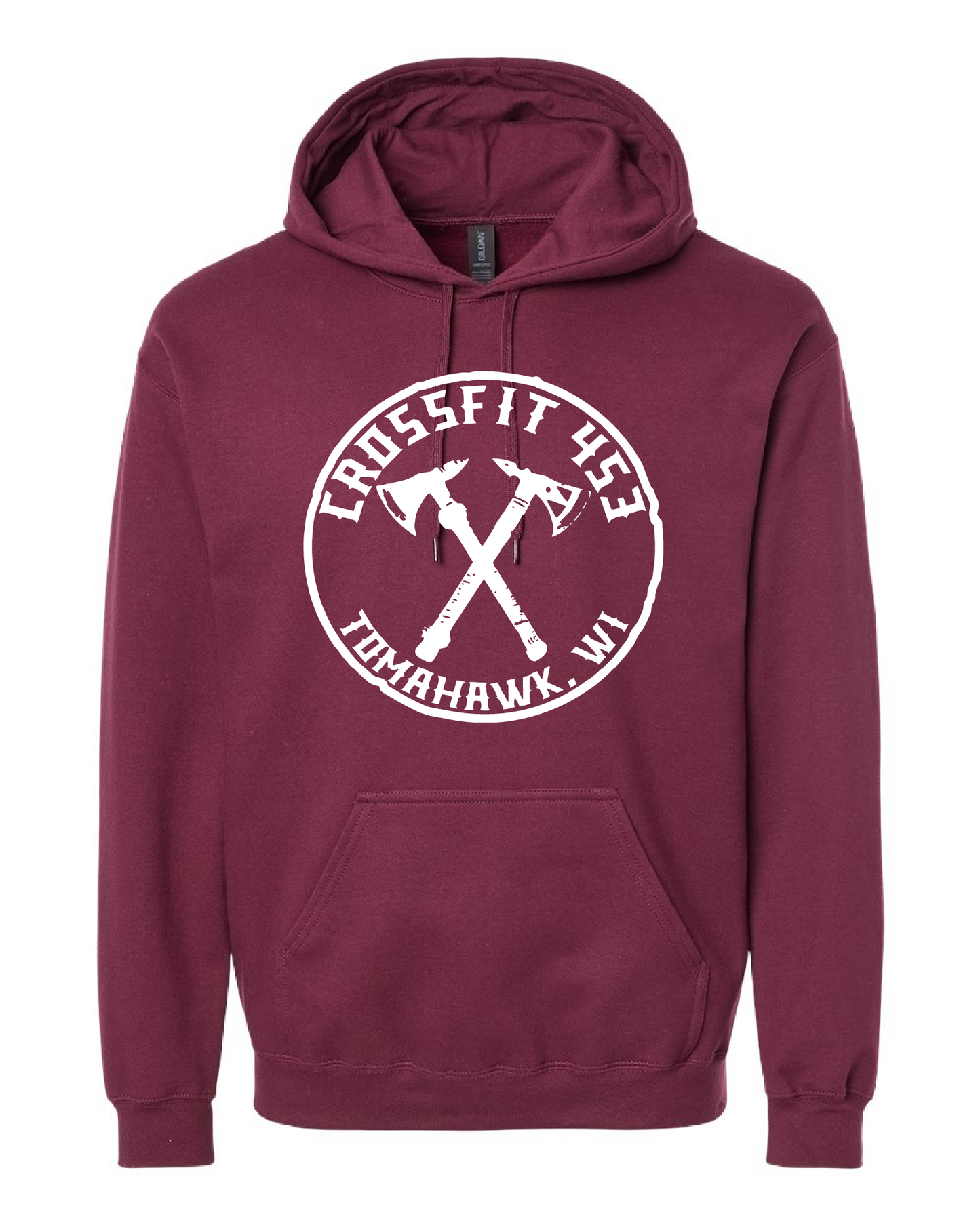 Maroon Hooded Sweatshirt