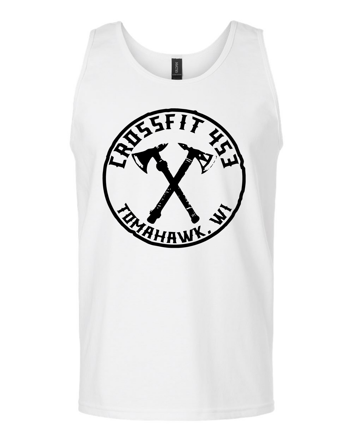Mens White CROSSFIT 453 tank