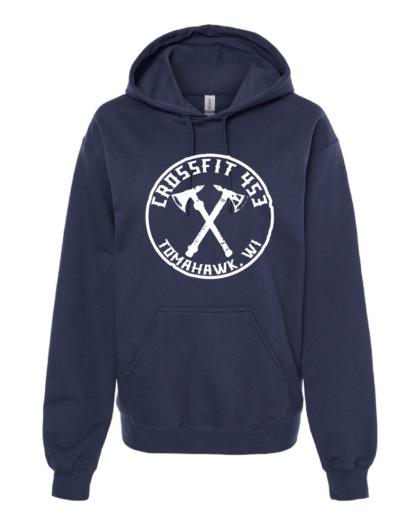 Navy Blue Hooded Sweatshirt