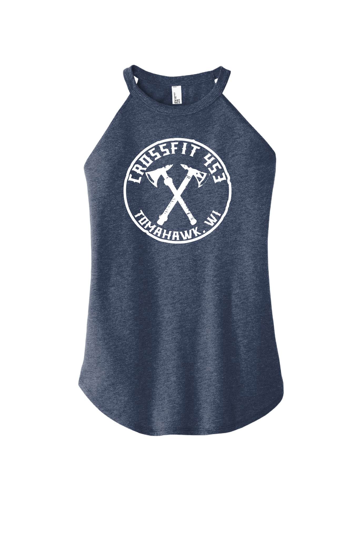Womens Navy Rocker Tank