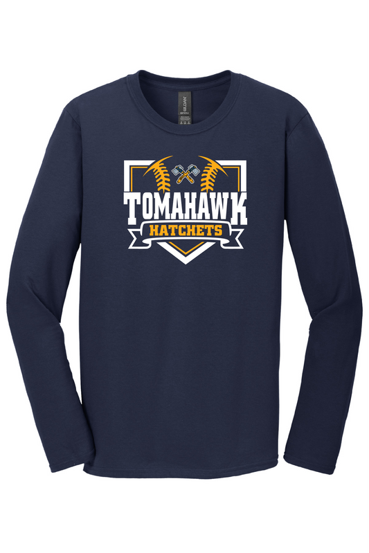 Tomahawk Baseball Youth Long Sleeve Tee