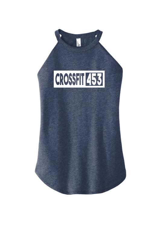 Womens Navy Rocker Tank