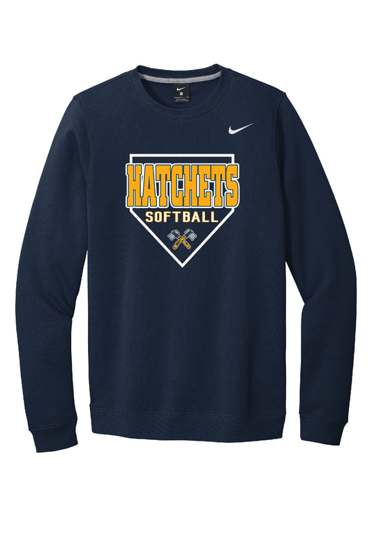 Tomahawk Softball Nike Crewneck