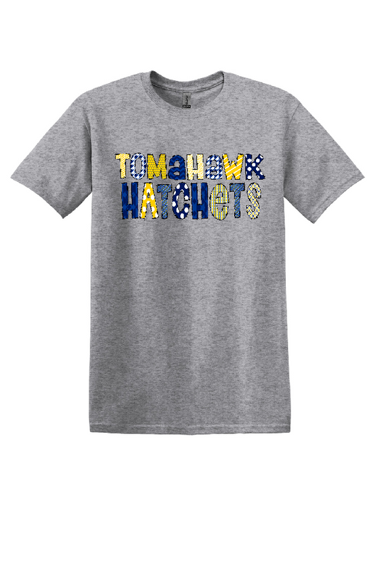 Hatchets Patchwork Tee