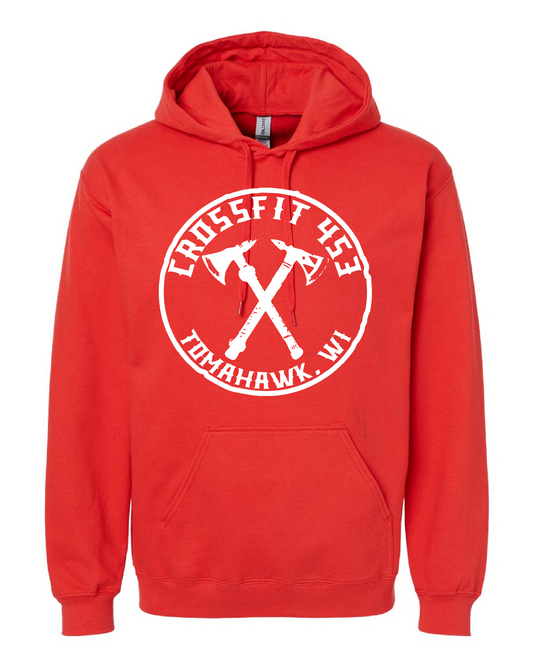 Red  Hooded Sweatshirt