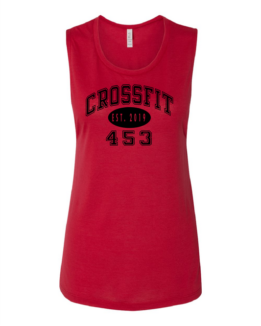 Red Ladies CROSSFIT 453 flowy tank