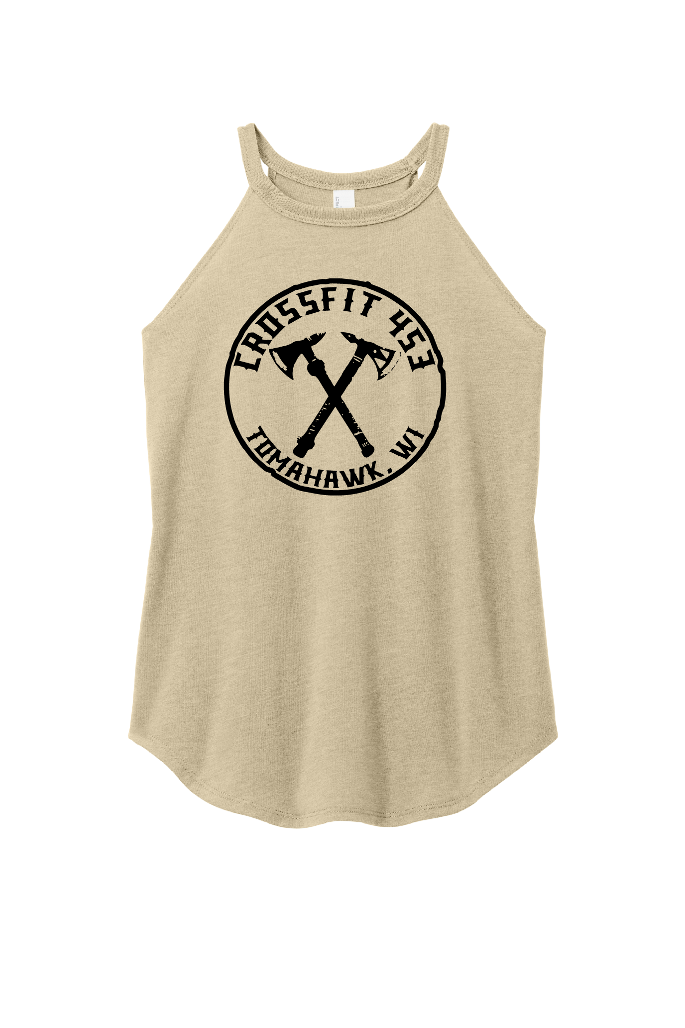 Womens Tan Rocker Tank