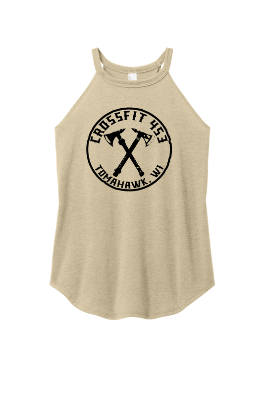 Womens Tan Rocker Tank