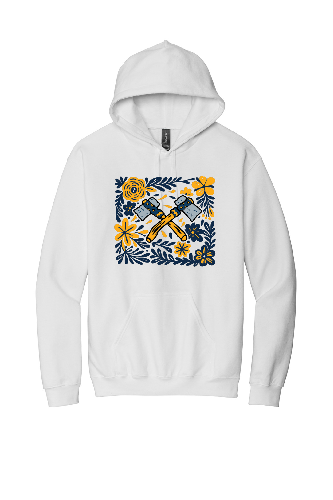 Hatchets Floral Hoodie