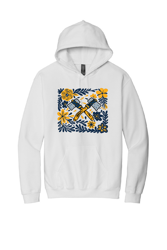 Hatchets Floral Hoodie