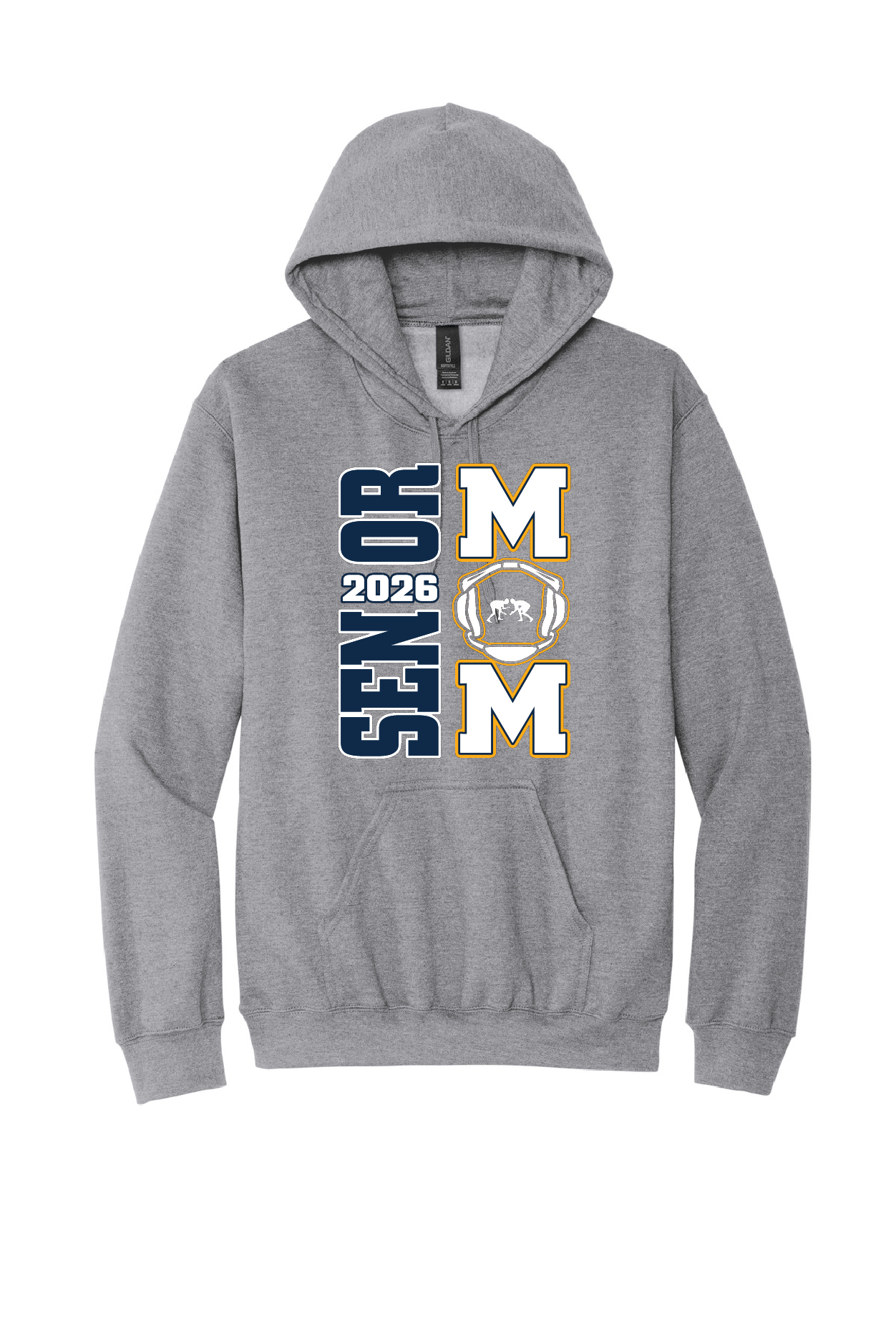 Wrestling Senior Mom Hoodie