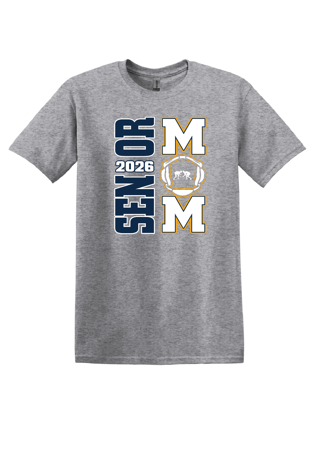 Wrestling Senior Mom Tee