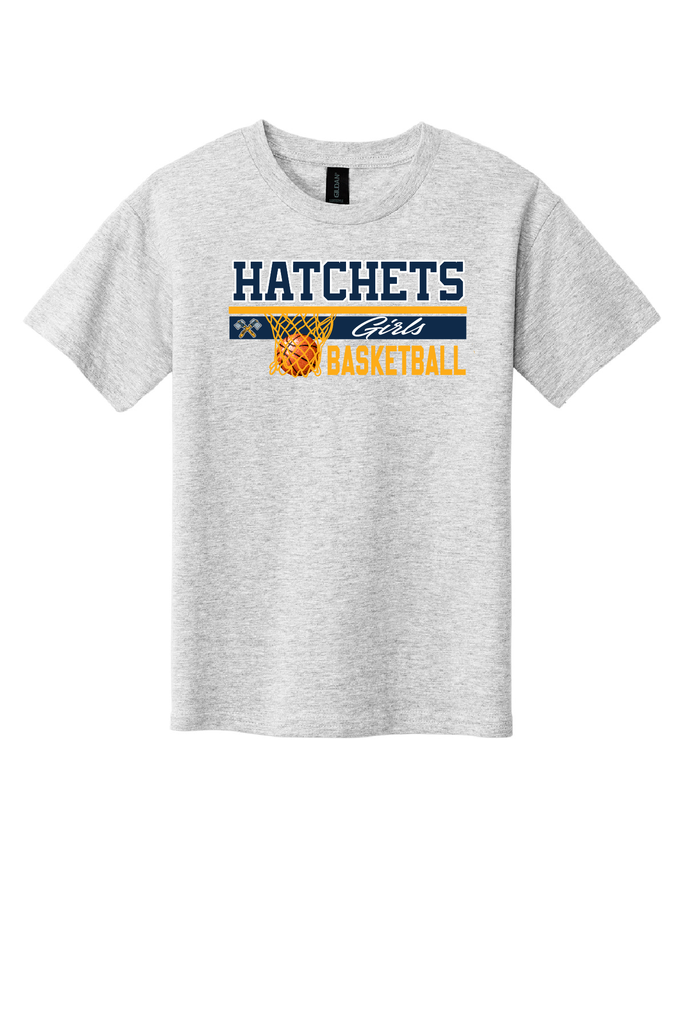 Girls Basketball Youth Short Sleeve Tee
