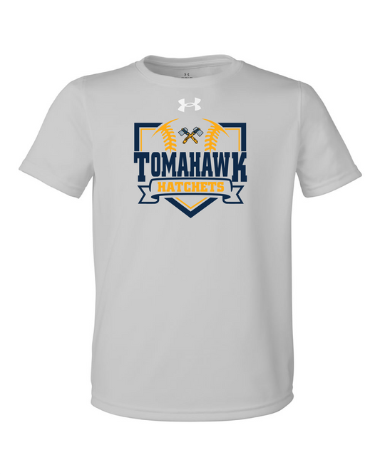 Tomahawk Baseball Youth UA Tee